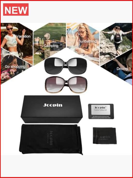 Large Rectangle UV Protection Polarized Sunglasses Rhinestone Butterfly main image 4